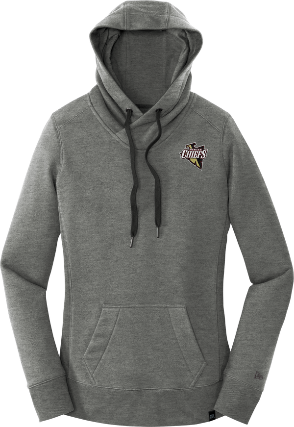 Mercer Chiefs New Era Ladies French Terry Pullover Hoodie