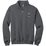 Lady Badgers NuBlend 1/4-Zip Cadet Collar Sweatshirt