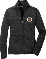 Biggby Bobcats Ladies Sweater Fleece Jacket