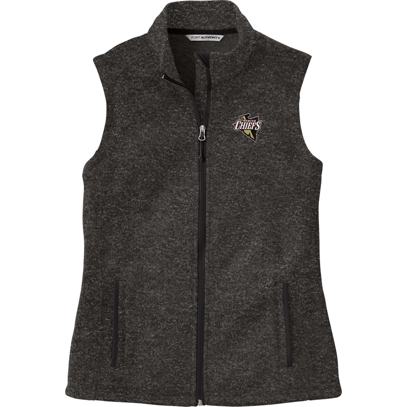 Mercer Chiefs Ladies Sweater Fleece Vest
