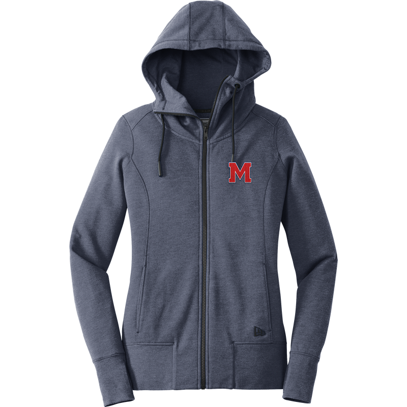 Mount St. Charles New Era Ladies Tri-Blend Fleece Full-Zip Hoodie