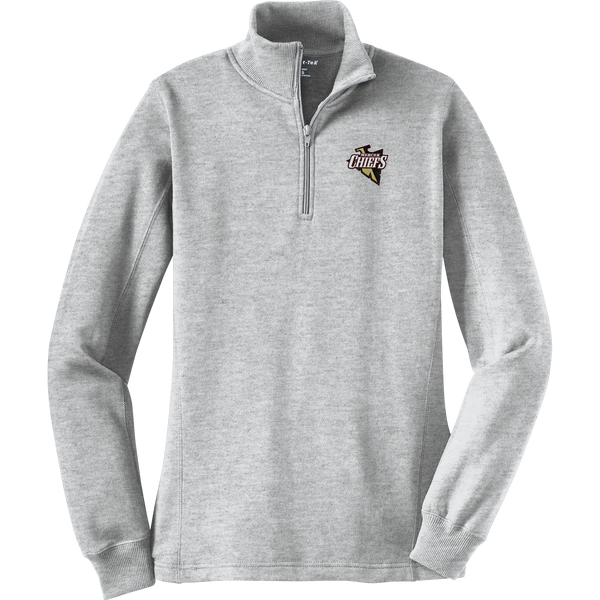 Mercer Chiefs Ladies 1/4-Zip Sweatshirt