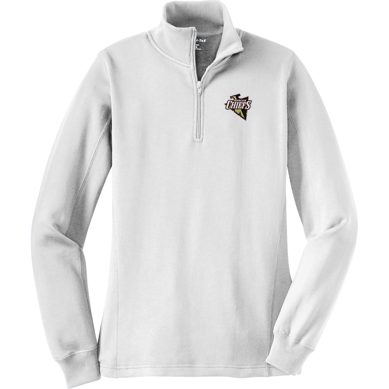 Mercer Chiefs Ladies 1/4-Zip Sweatshirt