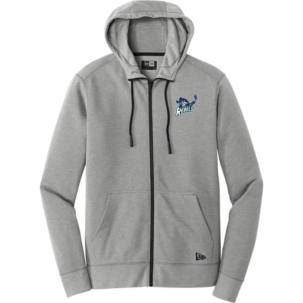 Kensington Valley Rebels New Era Tri-Blend Fleece Full-Zip Hoodie