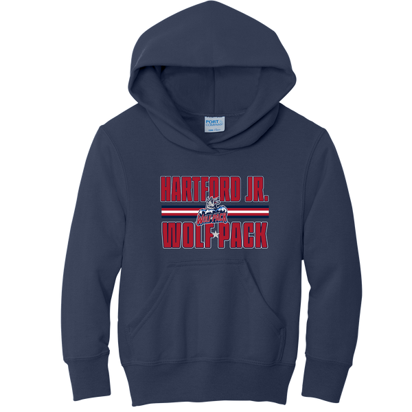 Hartford Jr. Wolfpack Youth Core Fleece Pullover Hooded Sweatshirt