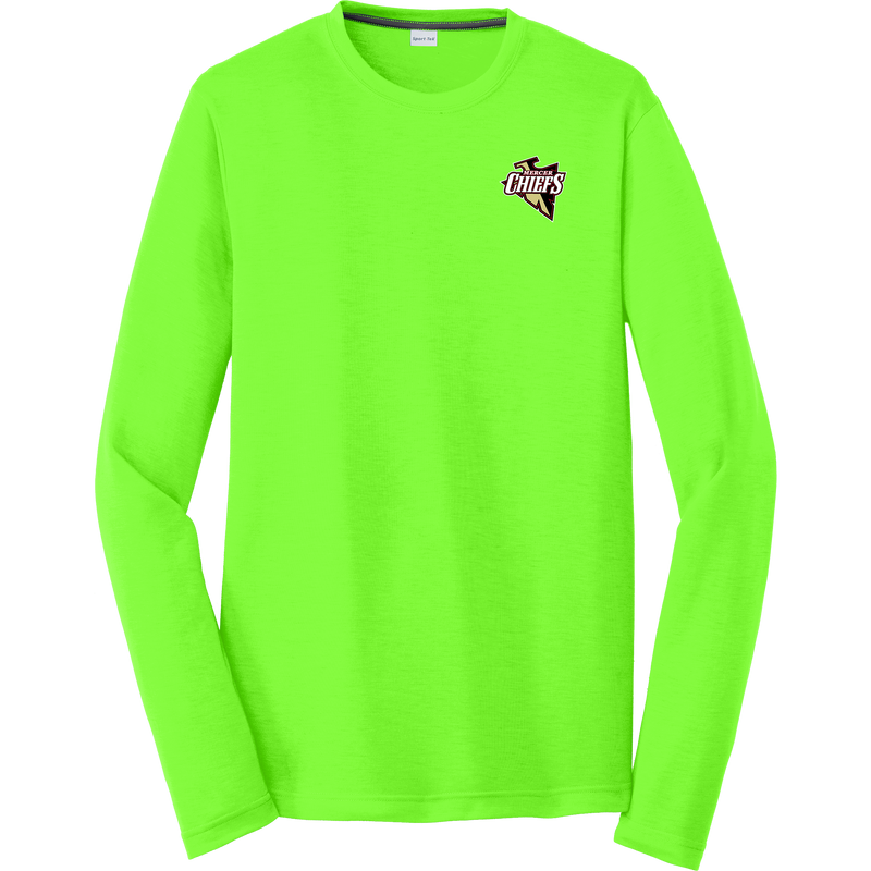 Mercer Chiefs Long Sleeve PosiCharge Competitor Cotton Touch Tee