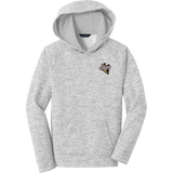 Mercer Chiefs Youth PosiCharge Electric Heather Fleece Hooded Pullover