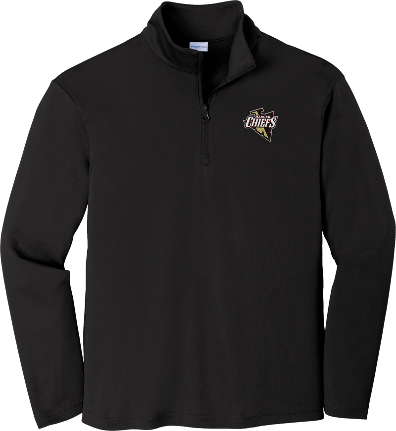 Mercer Chiefs Youth PosiCharge Competitor 1/4-Zip Pullover