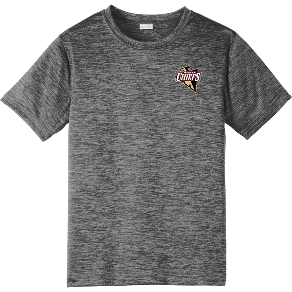 Mercer Chiefs Youth PosiCharge Electric Heather Tee