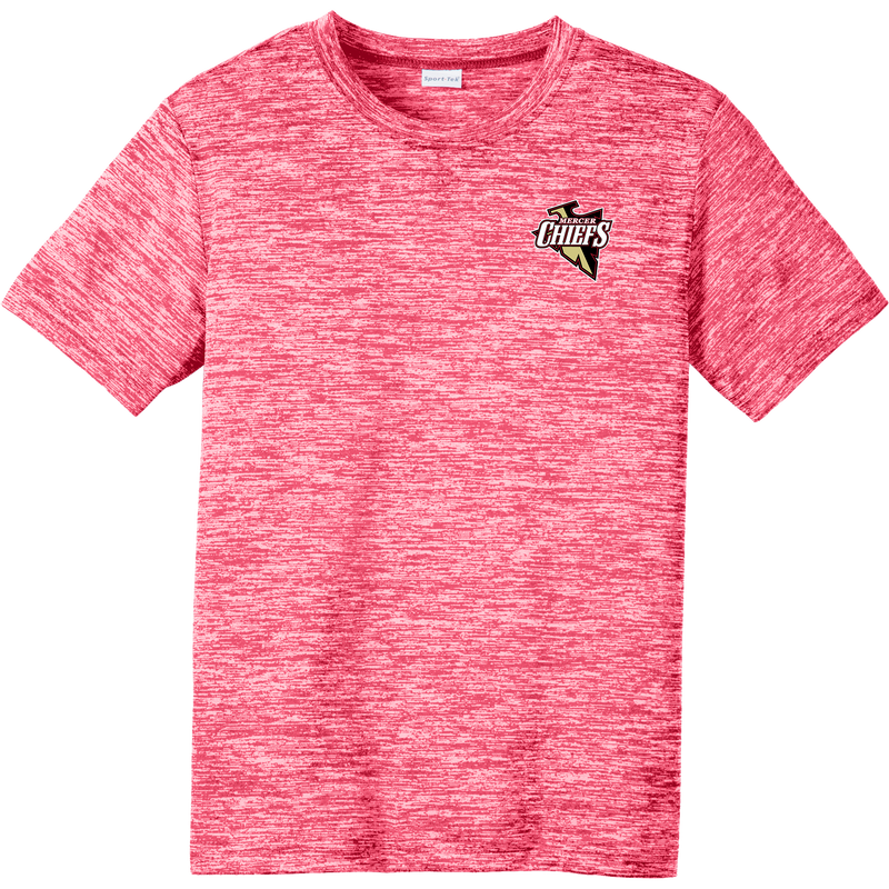 Mercer Chiefs Youth PosiCharge Electric Heather Tee